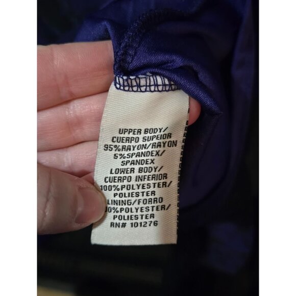 Eci New York Women Purple Dark Floral Blouse Size Medium Whimsigoth Fairy Grunge - Picture 10 of 12